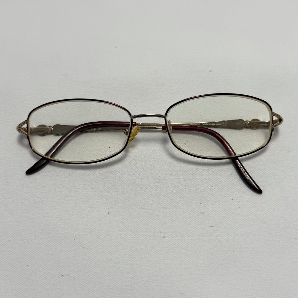 BOGO Joan Collins Burgundy Eyeglasses - Frames Only
